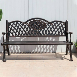 ROME Outdoor Cast Aluminium Garden Bench