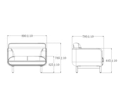 Circle Series Single Seater Sofa