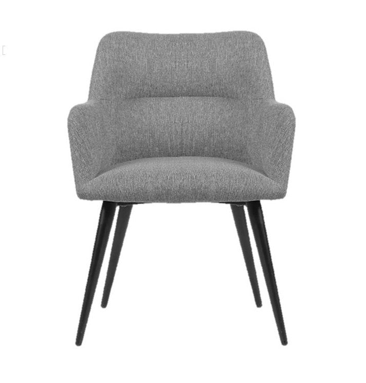 Sheldon Stylish Fabric Dining Armchair - 9172 Grey