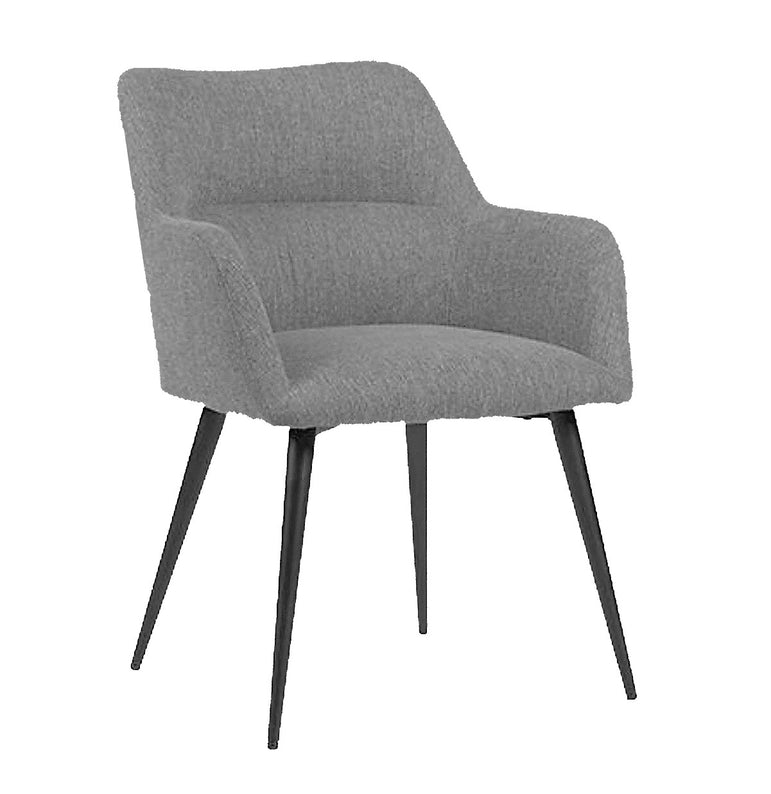 Sheldon Stylish Fabric Dining Armchair - 9172 Grey