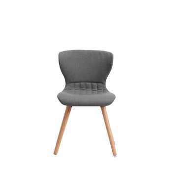 Fabric Dining Chair Grey