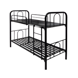 Single Size Double Decker Metal Bunk Bed