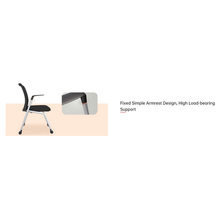 Foldable Training Mobile Mesh Armchair (H1852B)