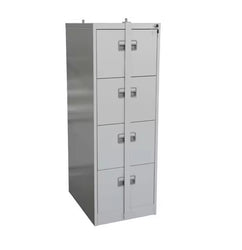 Four Drawers Metal Filing Cabinet With Security Bar