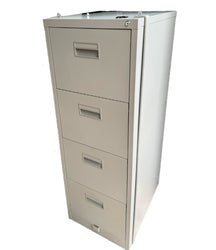 Four Drawers Metal Filing Cabinet With Security Bar