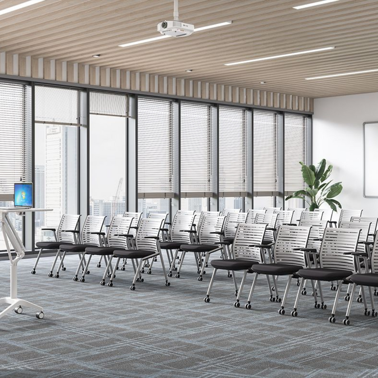 Foldable Training Armchair With Wheels (HY028B)