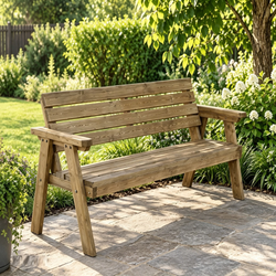 Sheldon Heritage Natural Timber Garden Bench 2