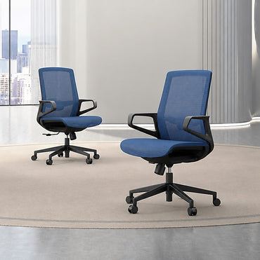 Executvie Mid Back Home Office Mesh Chair 1373 Blue