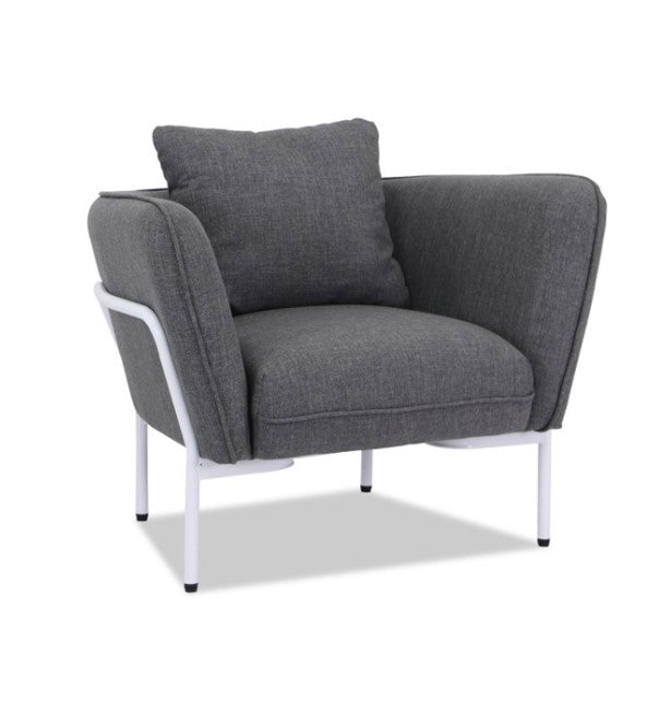 Stylish Fabric Armchair Grey NFS311