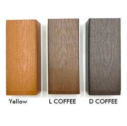 Harmony Outdoor Backless Composite Wood Garden Bench