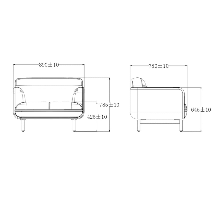 Circle Series Single Seater Sofa