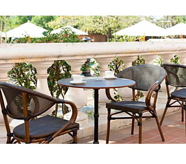 Nordic French Style Outdoor Stackable Bistro Dining Chair (NE8029)