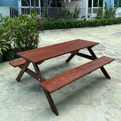 Outdoor Timber Picnic Bench