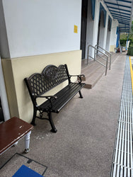 ROME Outdoor Cast Aluminium Garden Bench