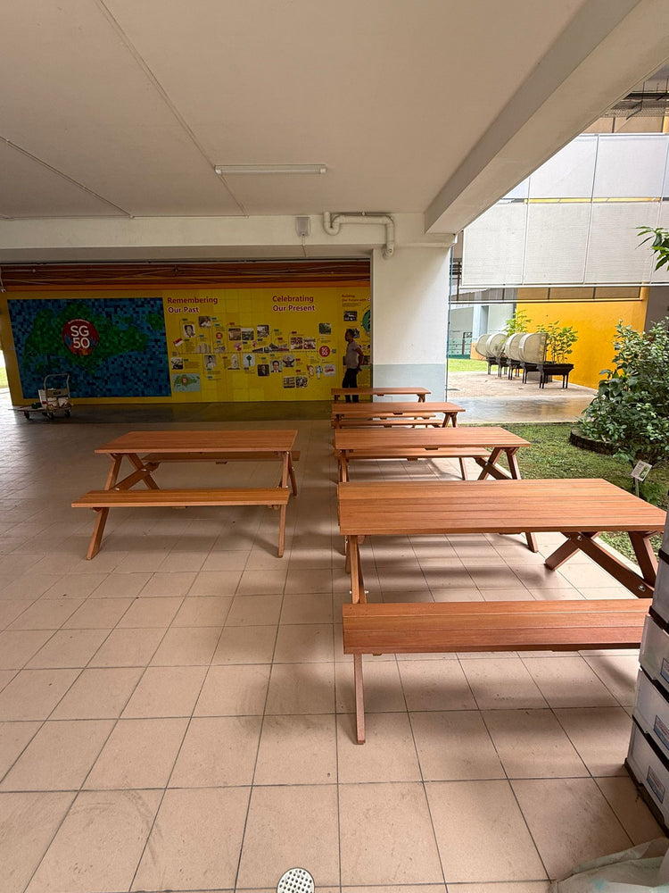 Outdoor Timber Picnic Bench