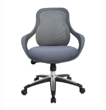 Mid Back Mesh Office Chair 010X Grey