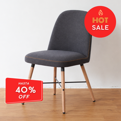 Fabric Dining Chair – 1901M Dark Grey