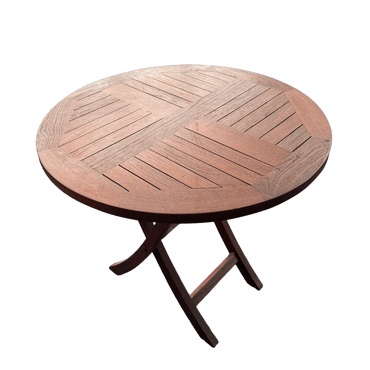 Outdoor Teak Round Folding Table (Dia80cm)