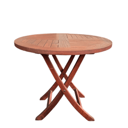 Outdoor Teak Round Folding Table (Dia80cm)