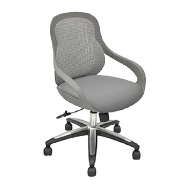 Mid Back Mesh Office Chair 010X Grey