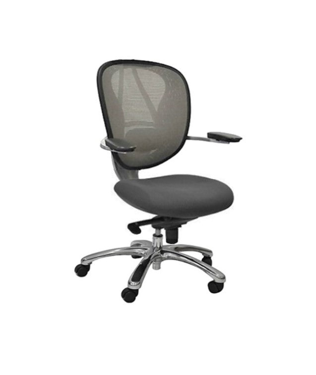 Mid Back Mesh Office Chair 0199A Grey