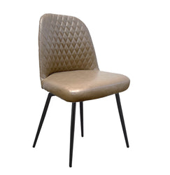 Sheldon Dining Chair –  PU Leather Brown