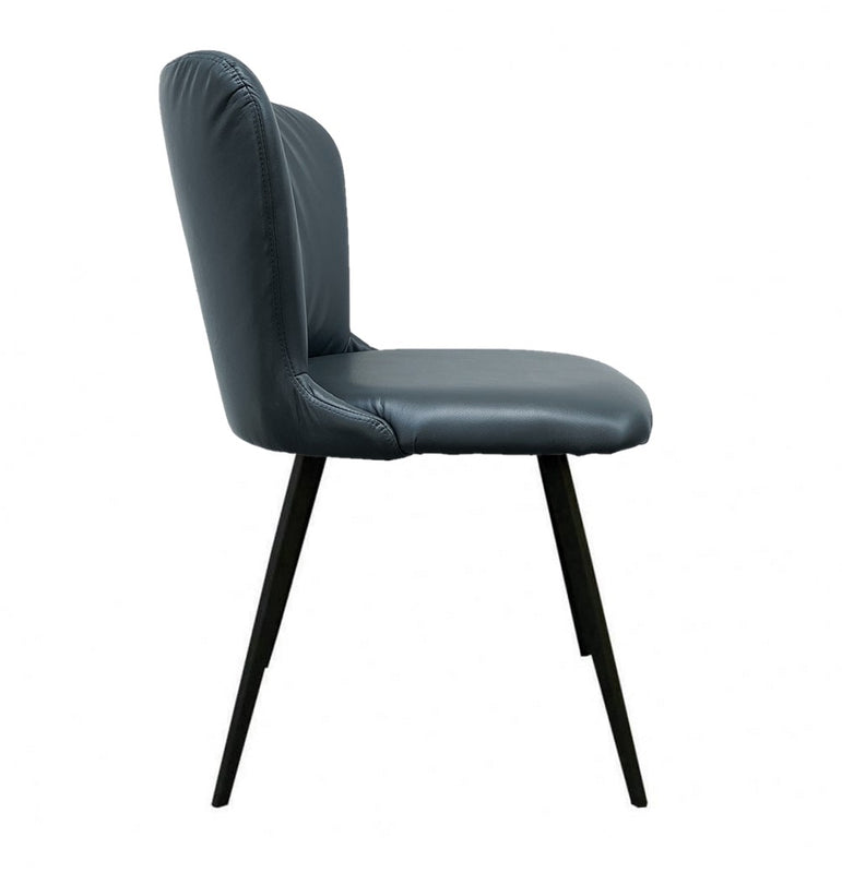 PU Leather Upholstered Dining Chair - 9163A1 Grey