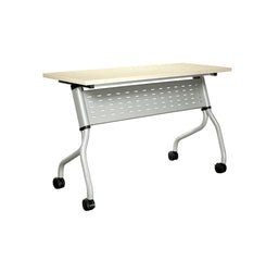 Foldable Training Table with Metal Modesty Panel