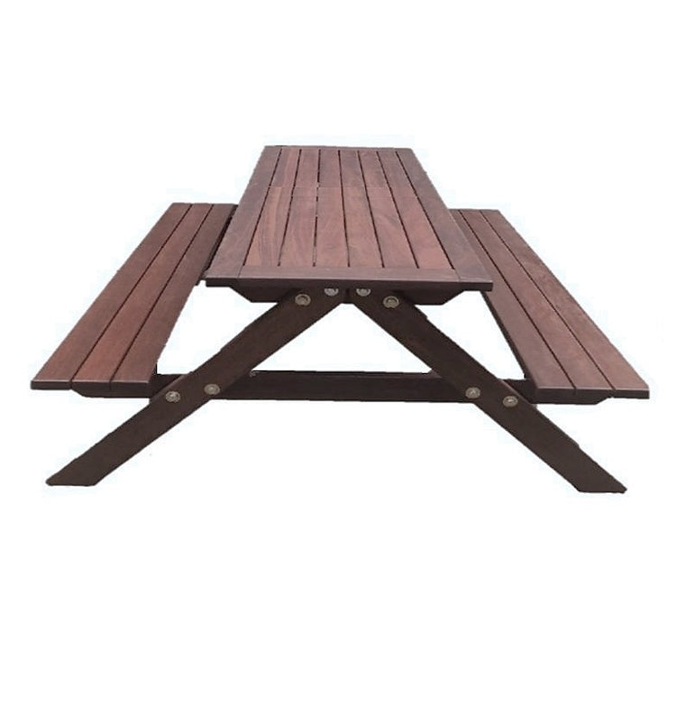 Outdoor Timber Picnic Bench – L1.2m