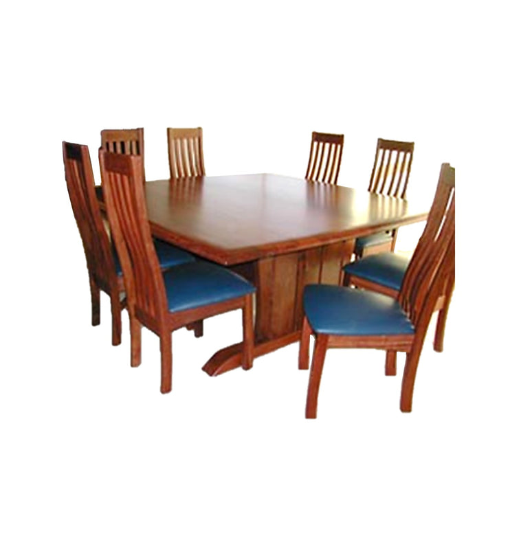 Leeuwin Jarrah Timber Square Dining Table (L150cm)
