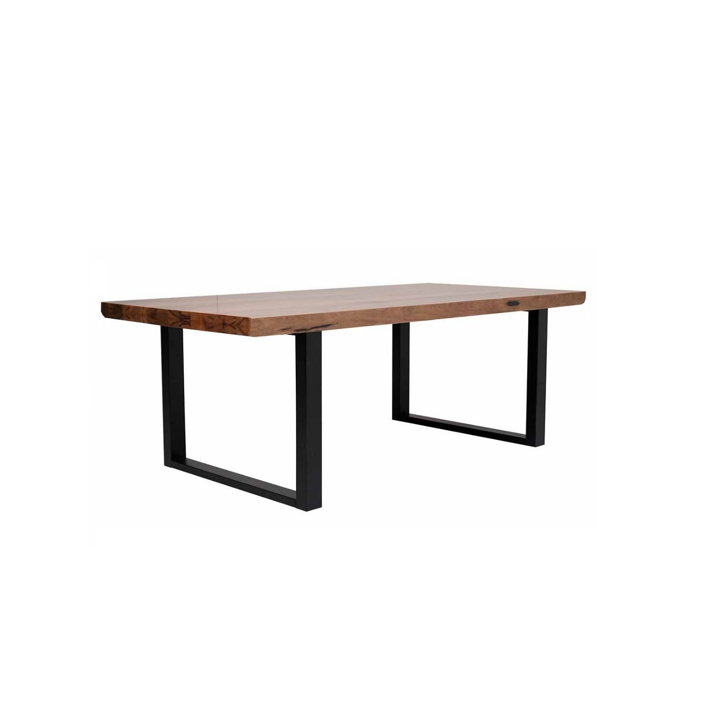 Marri Timber Dining Table with Metal Legs (L160cm)