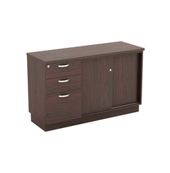Wooden Cabinet – 2D/1F with Sliding Door Cabinet