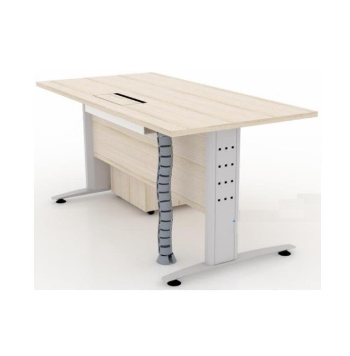 Office Table With Metal Dotta Leg