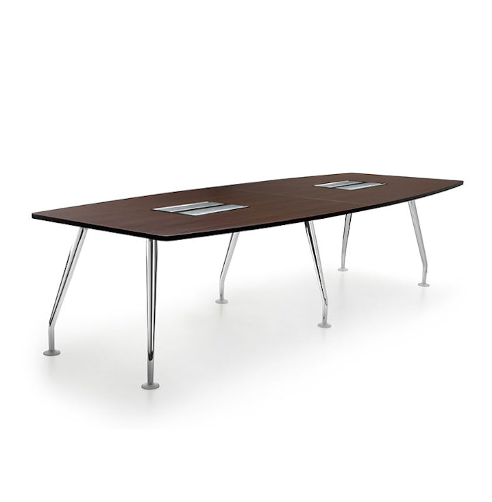 Conference Table With Chrome Spider Legs