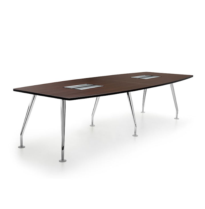 Chrome on sale leg desk